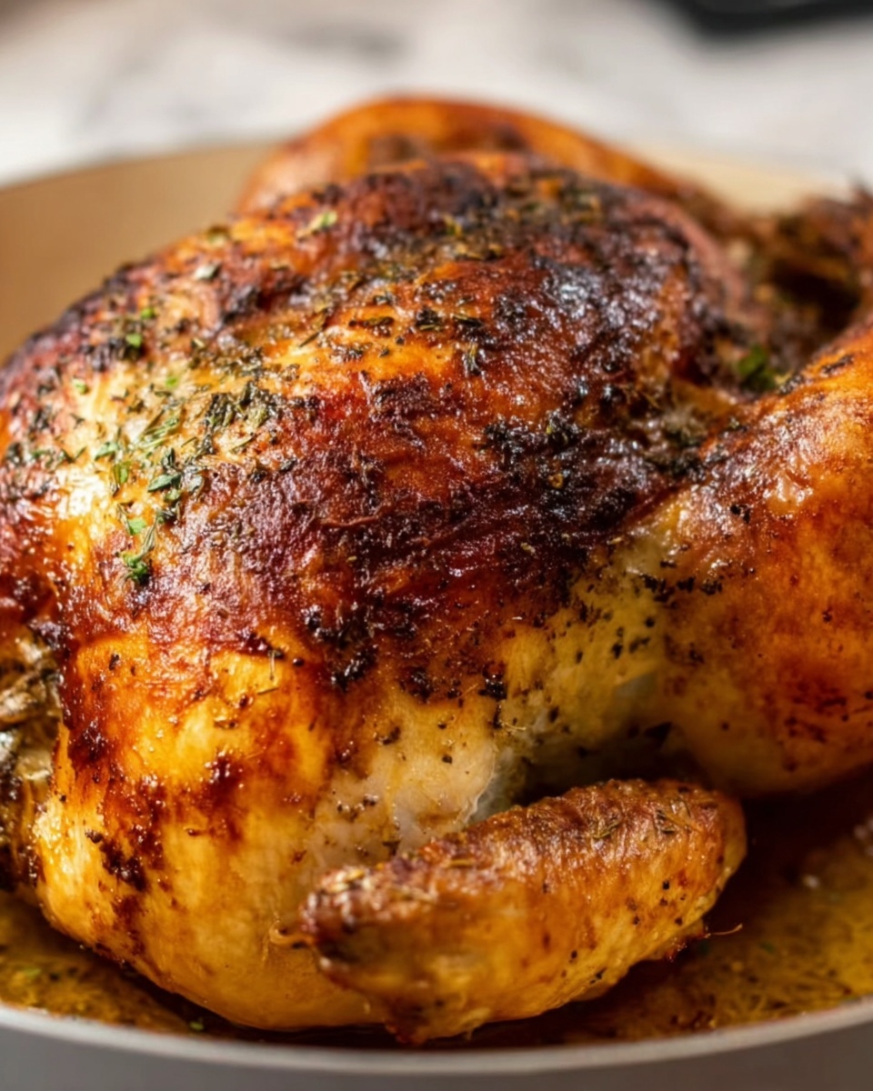 Best Roasted Turkey with Flavorful Herb Butter Recipe - Recipe Image
