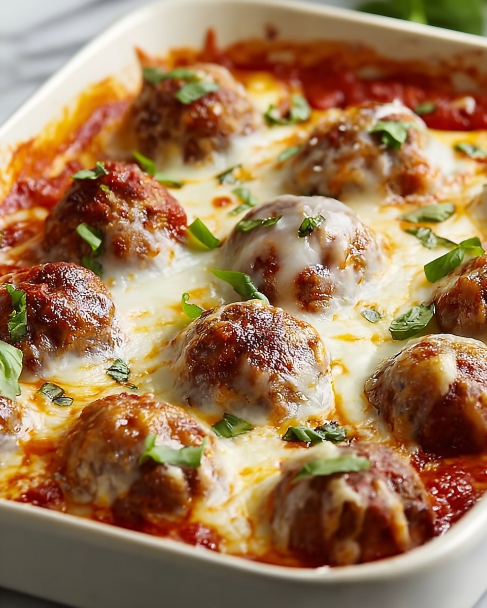 Dump and Bake Meatball Casserole Recipe - Recipe Image