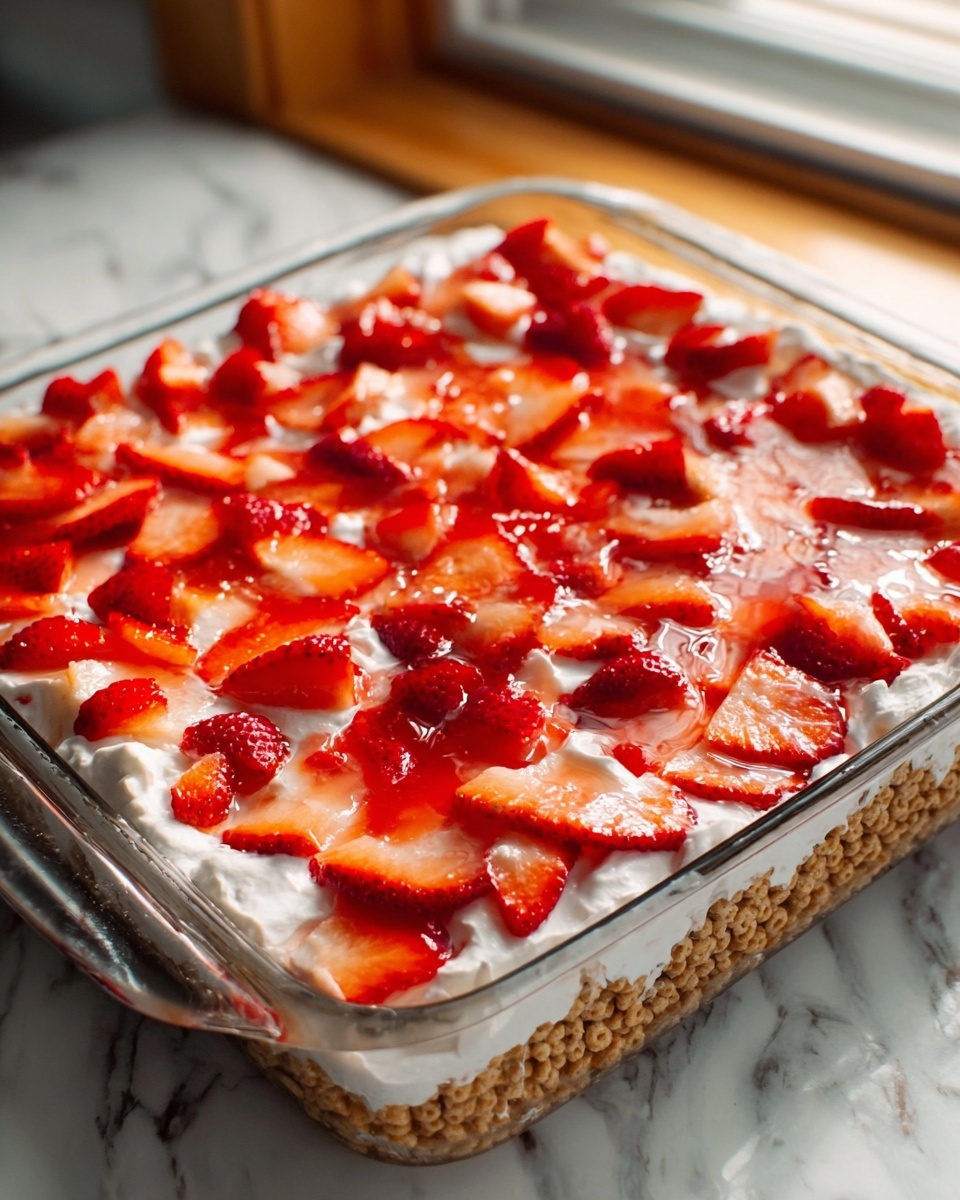 Strawberry Pretzel Salad Recipe - Recipe Image