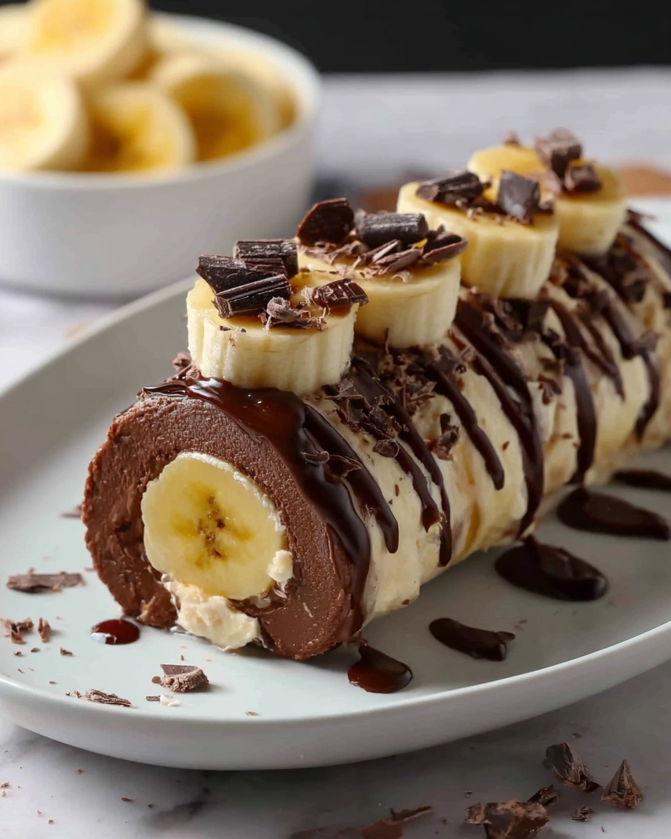 Banana Chocolate Dream Roll Recipe - Recipe Image