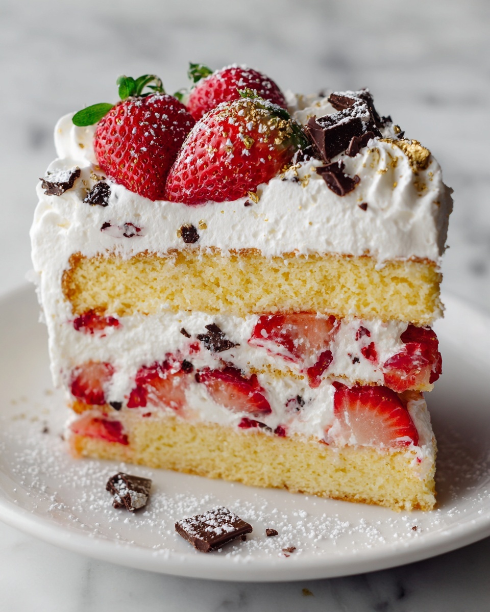 White Chocolate-Strawberry Tiramisu Recipe - Recipe Image