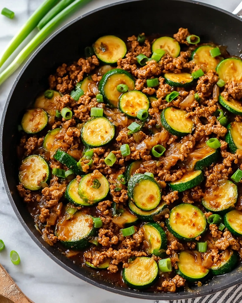 Ground Turkey Zucchini Skillet Recipe - Recipe Image