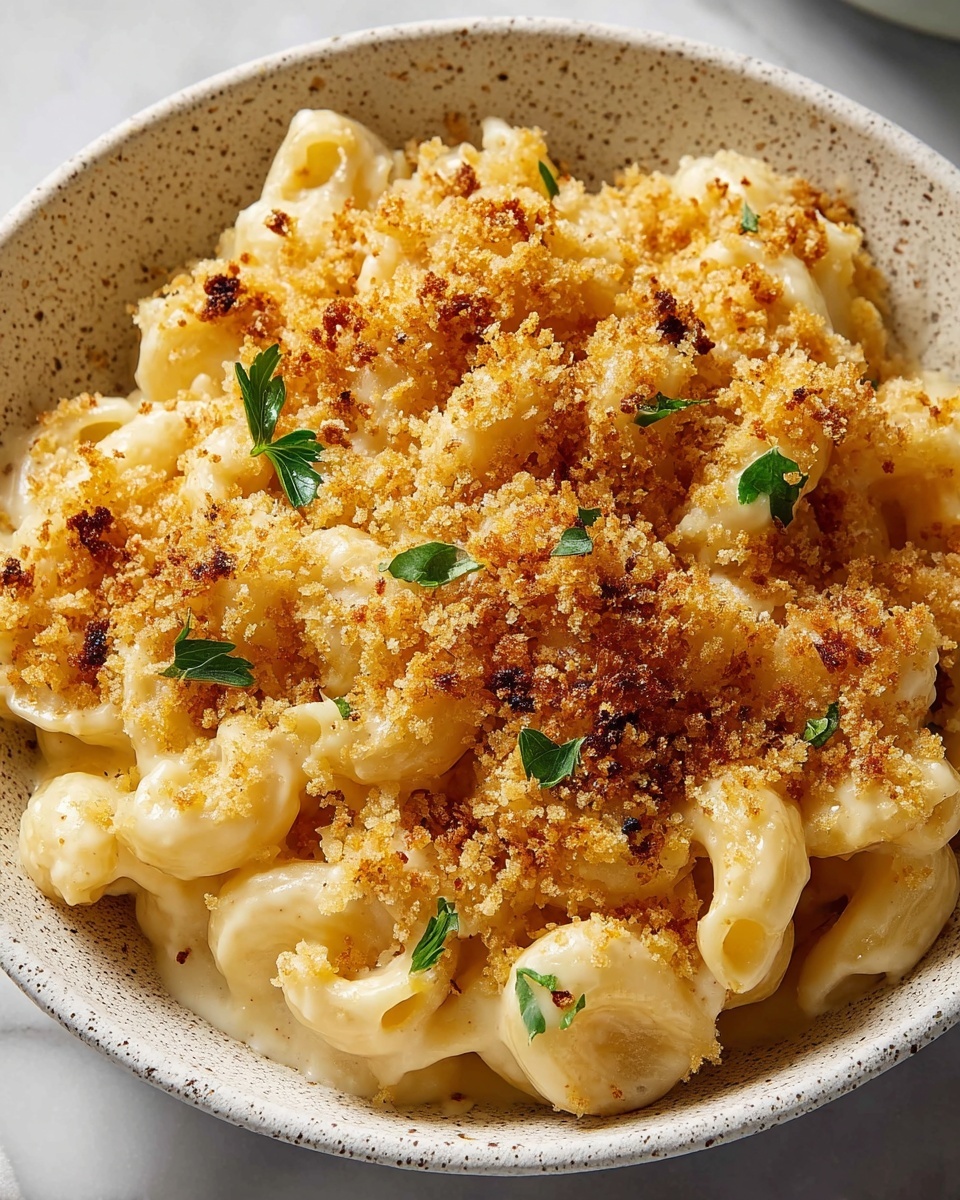 Garlic Parmesan Mac and Cheese Recipe - Recipe Image