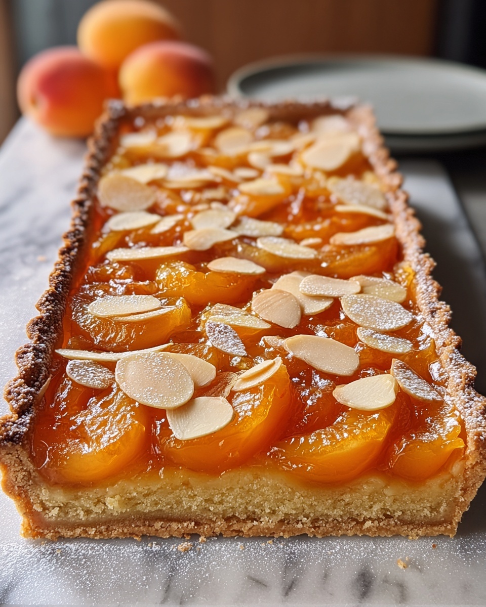 Apricot Almond Tart Recipe - Recipe Image