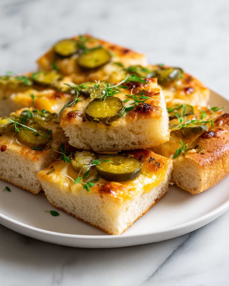 Cheesy Pickle Bread Recipe - Recipe Image