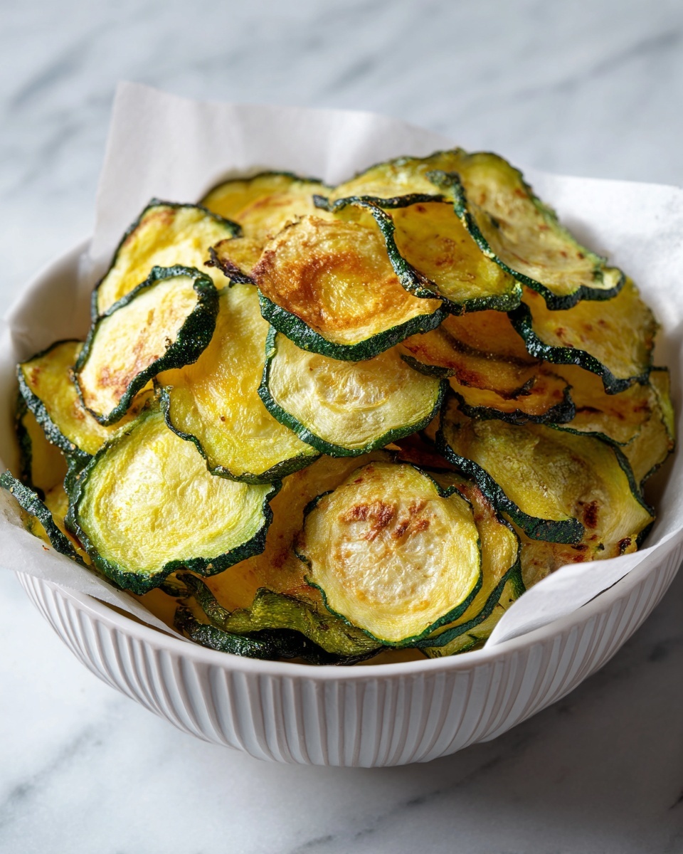 Salt and Vinegar Zucchini Chips Recipe - Recipe Image