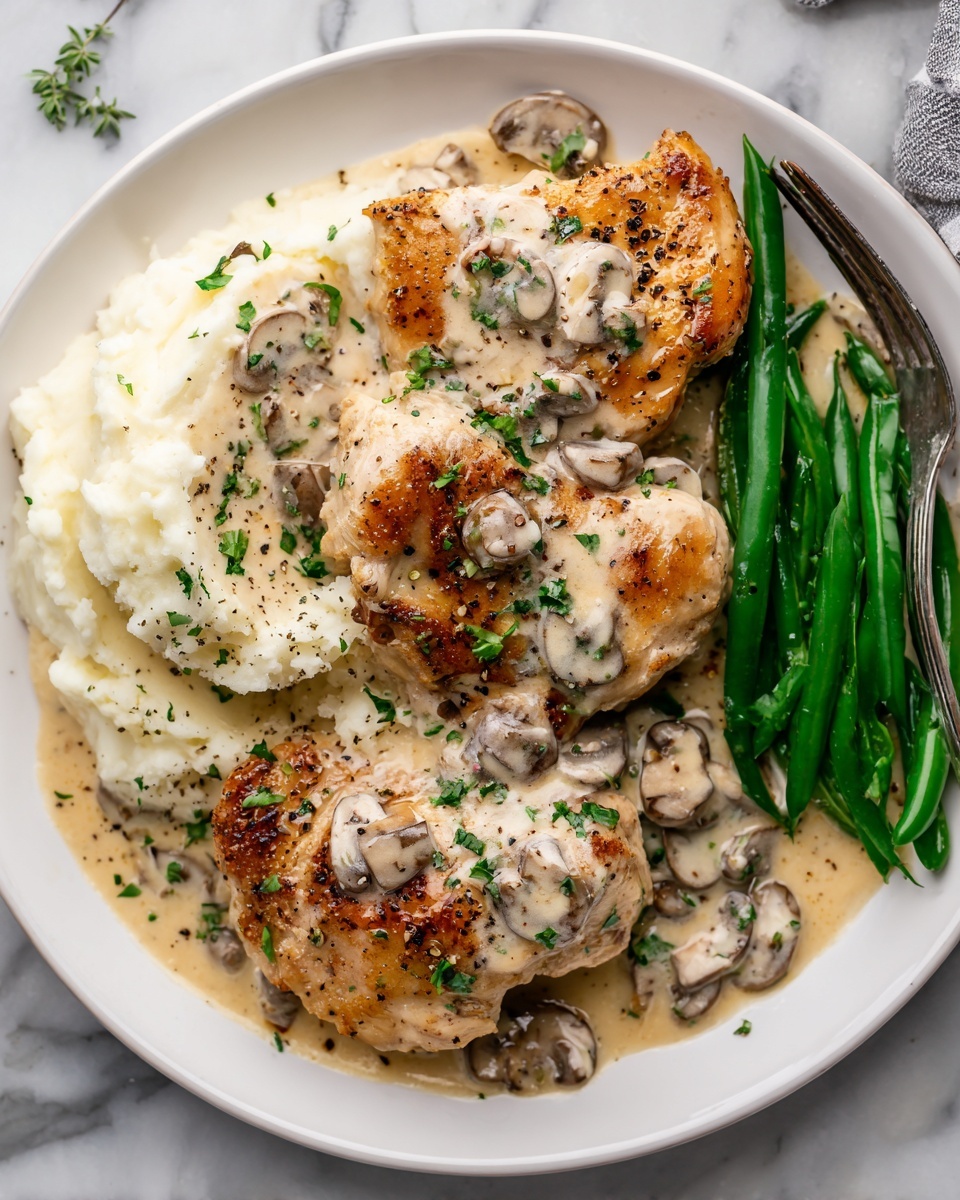 Creamy Garlic Chicken Recipe - Recipe Image