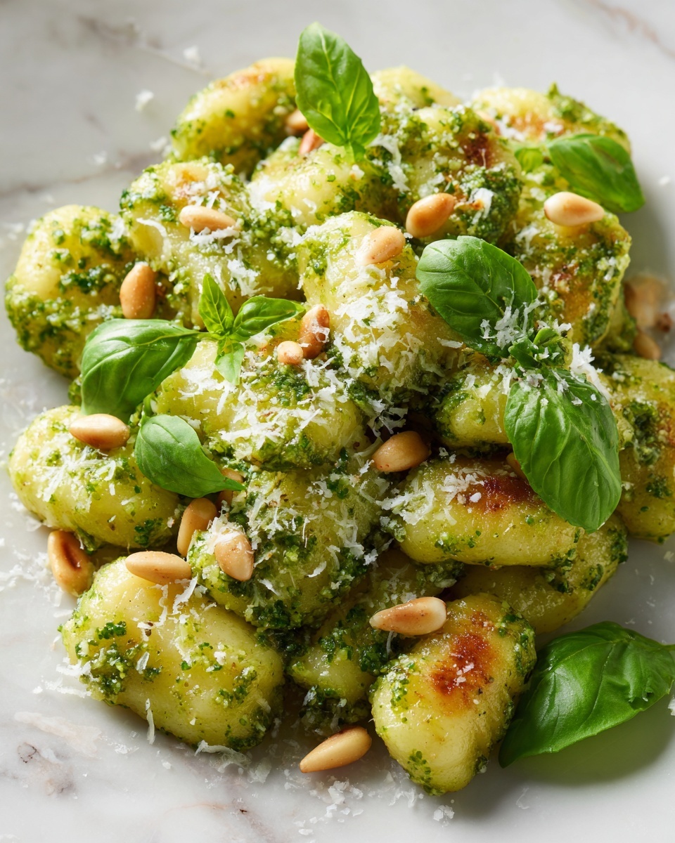 Creamy Chicken Pesto Gnocchi Recipe - Recipe Image