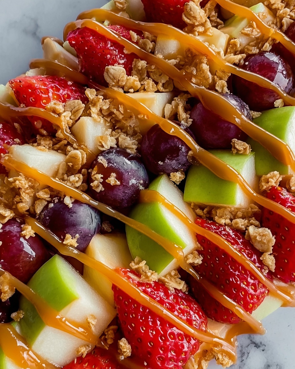 Caramel Crunch Cheesecake Fruit Salad Recipe - Recipe Image