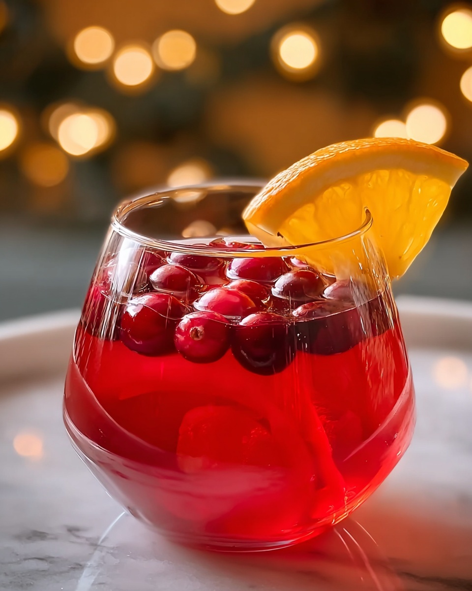 Sparkling Cranberry Punch: A Festive Celebration Drink Recipe - Recipe Image