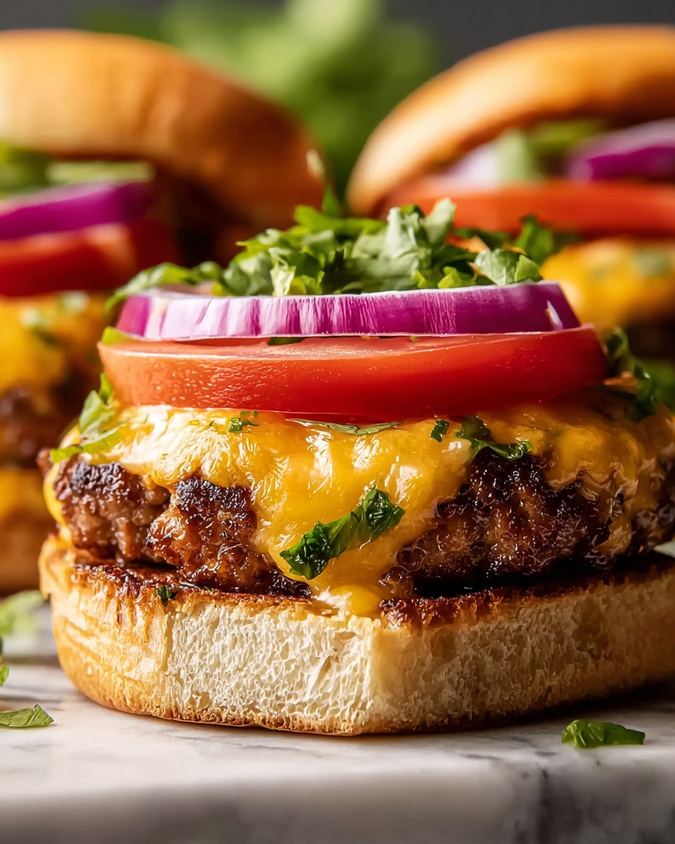 Chipotle Cheddar Chicken Burgers Recipe - Recipe Image