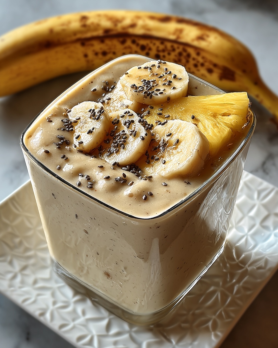 Pineapple and Banana Smoothie Recipe - Recipe Image
