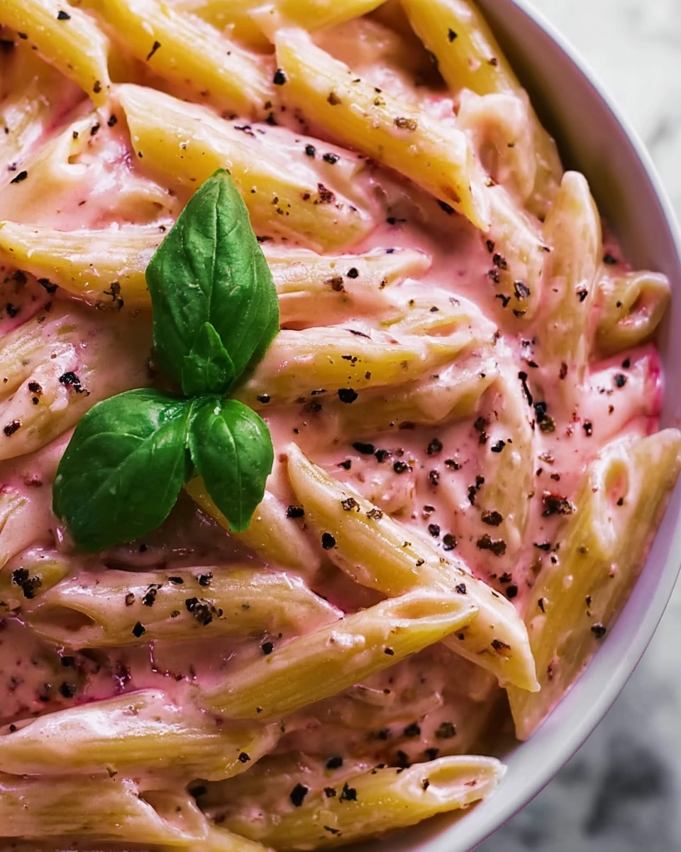 Pink Sauce Pasta Recipe - Recipe Image