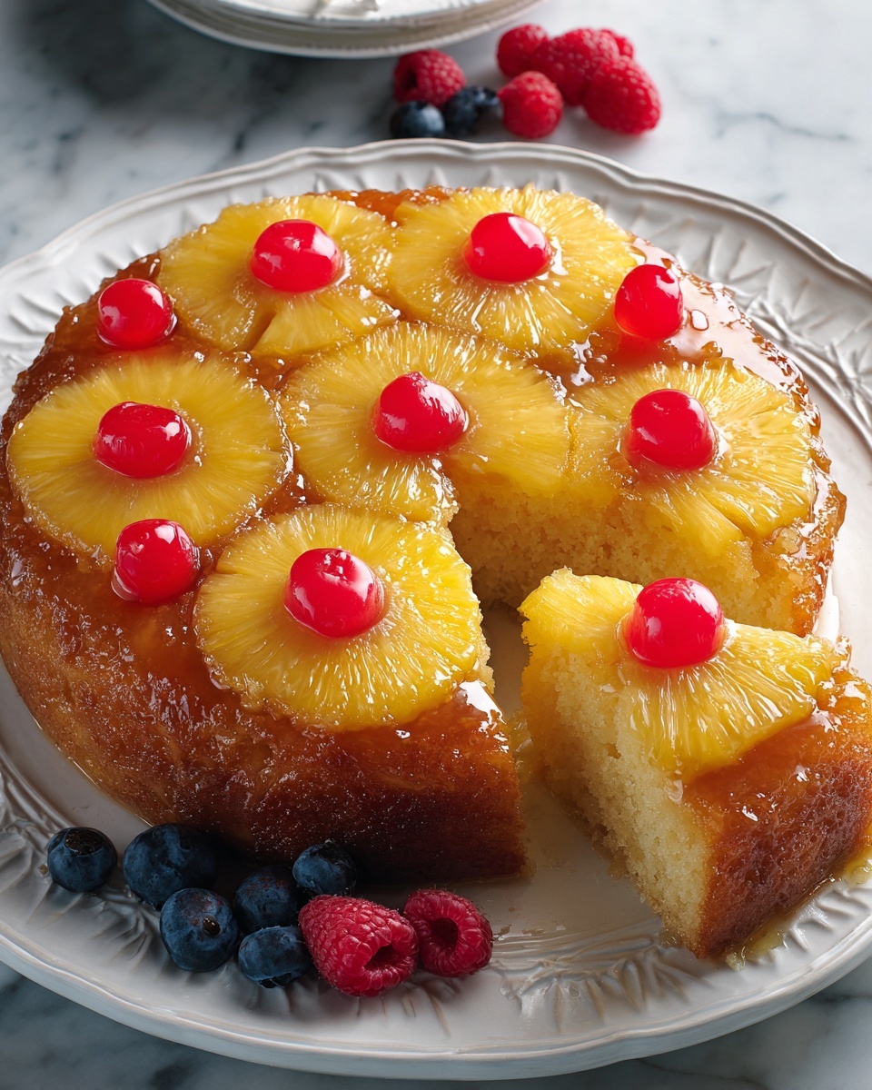 Pineapple Upside-Down Cake Recipe - Recipe Image