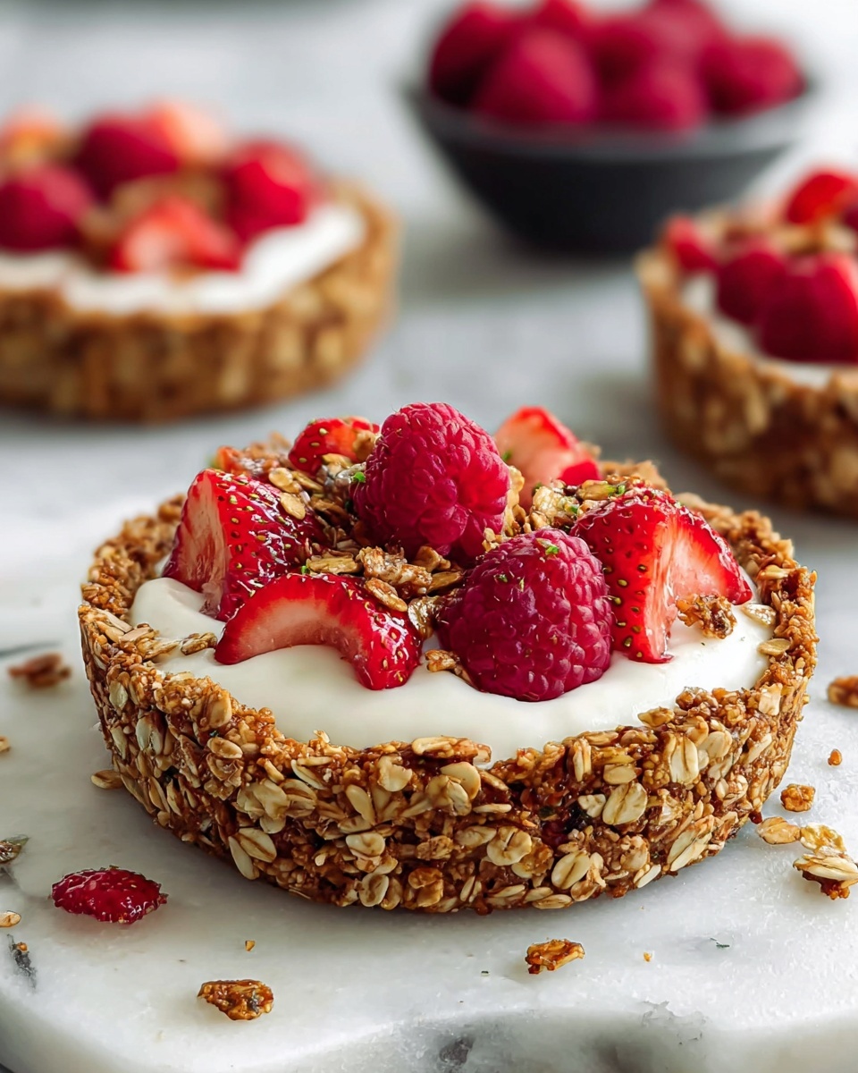 Breakfast Fruit Tart with Granola Crust Recipe - Recipe Image