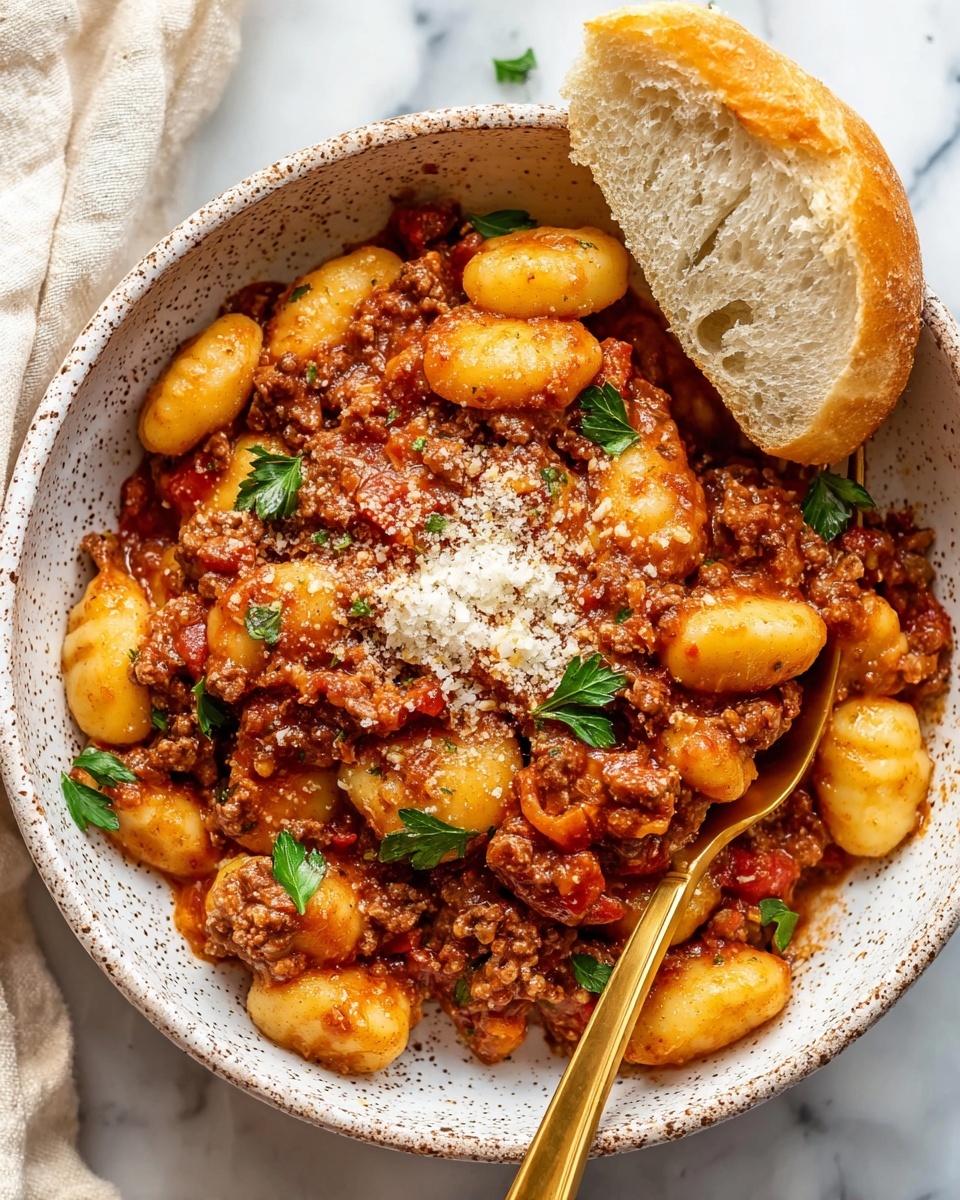 Cozy Gnocchi Bolognese Recipe - Recipe Image