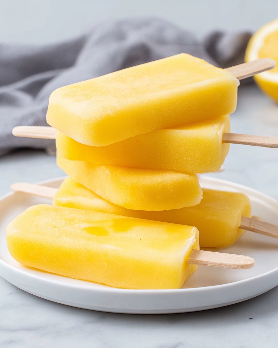 Frozen Mango Yogurt Pops Recipe - Recipe Image