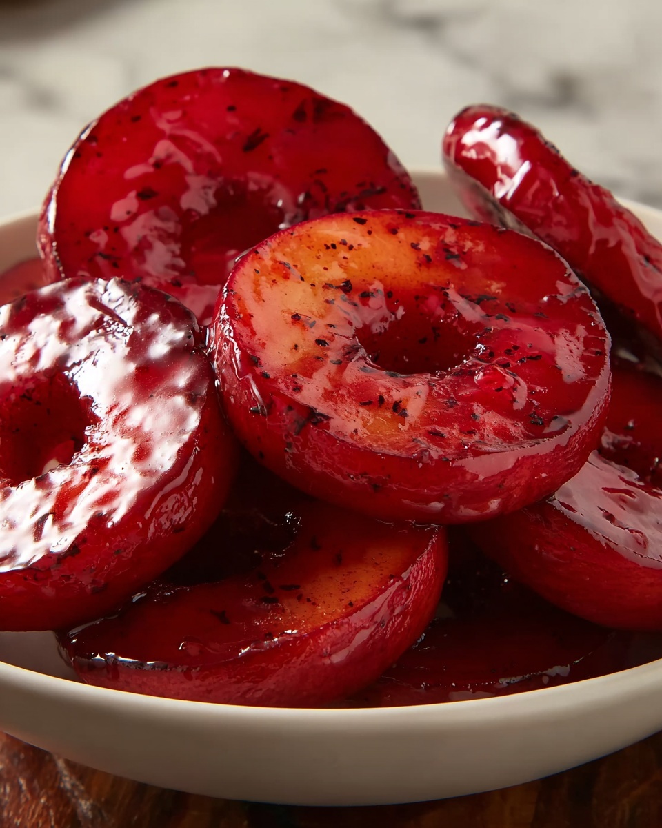 Old-Fashioned Red Cinnamon Apple Rings Recipe - Recipe Image
