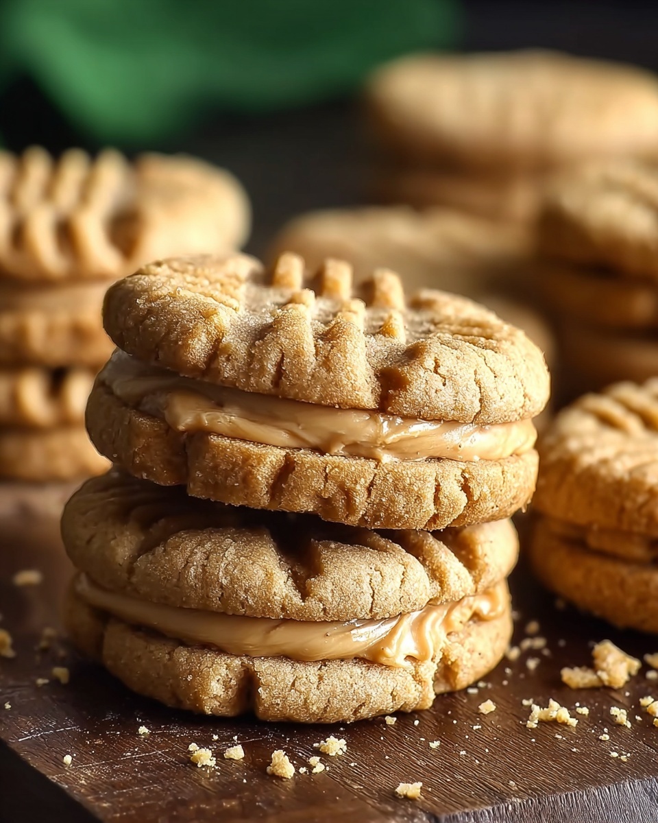 Peanut Butter Sandwich Cookies Recipe - Recipe Image