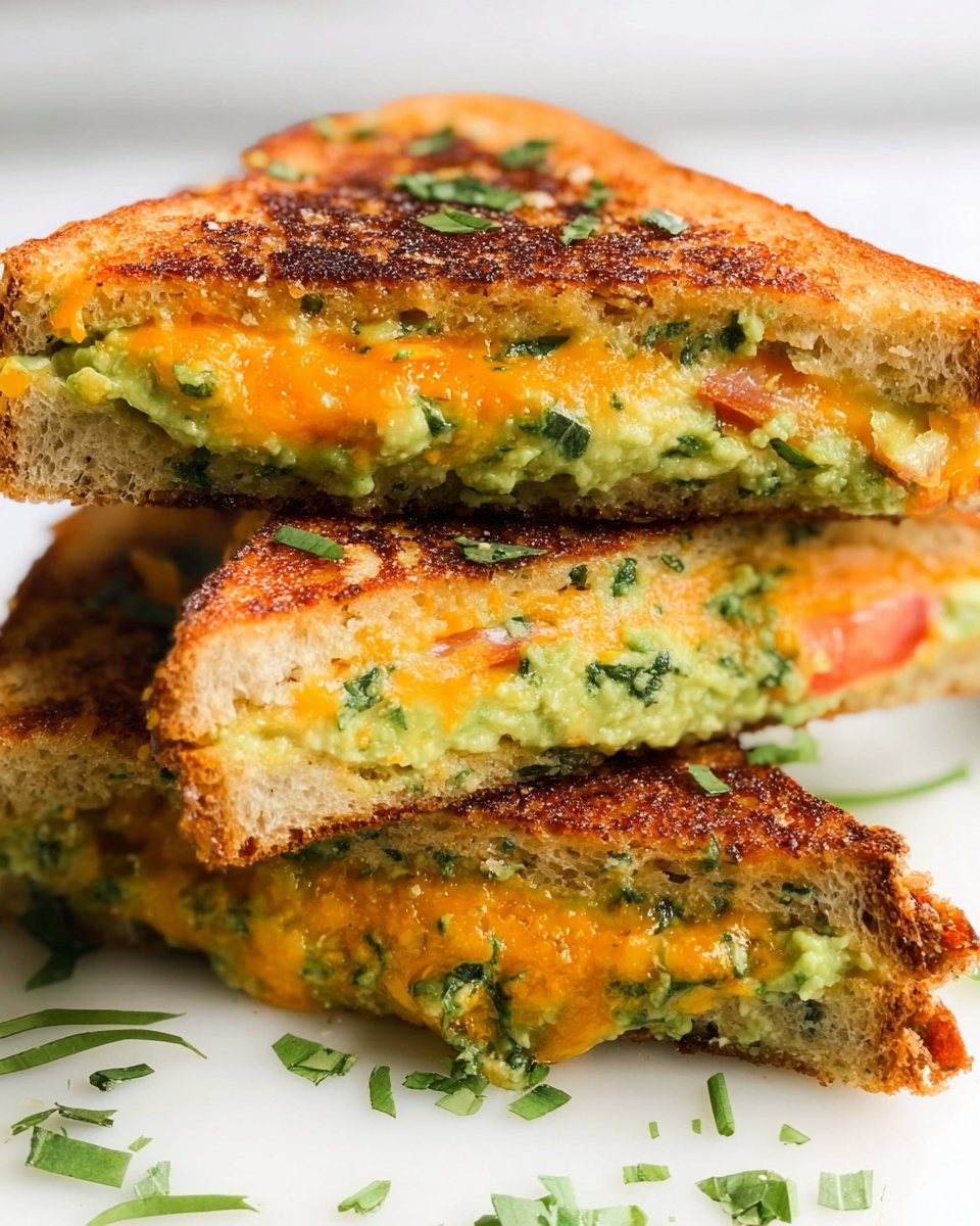 Guacamole Grilled Cheese Sandwich Recipe - Recipe Image