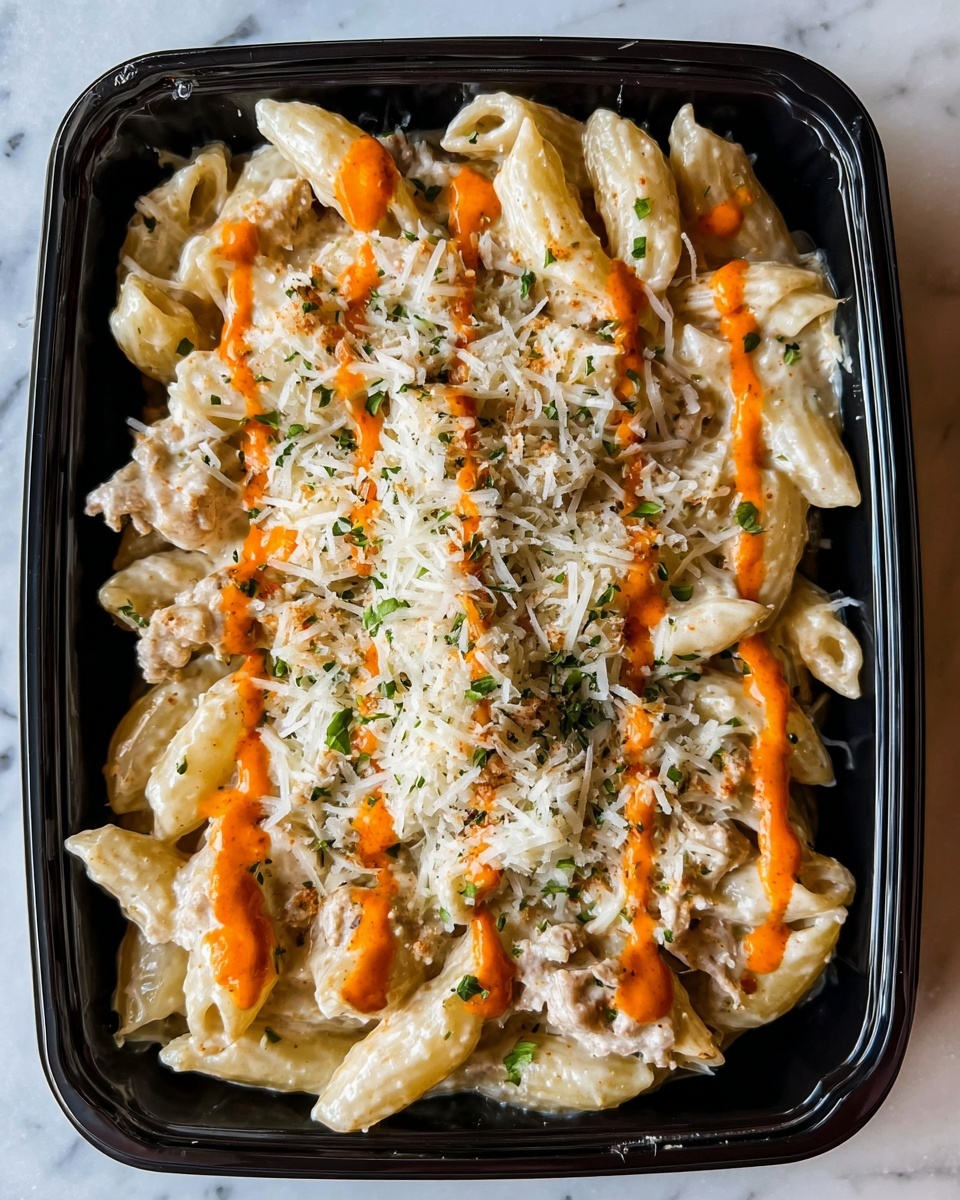 Smoked Buffalo Chicken Pasta Recipe - Recipe Image
