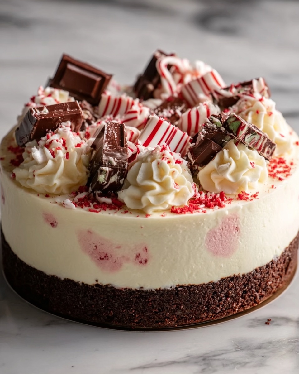 Peppermint Ice Cream Cake Recipe - Recipe Image