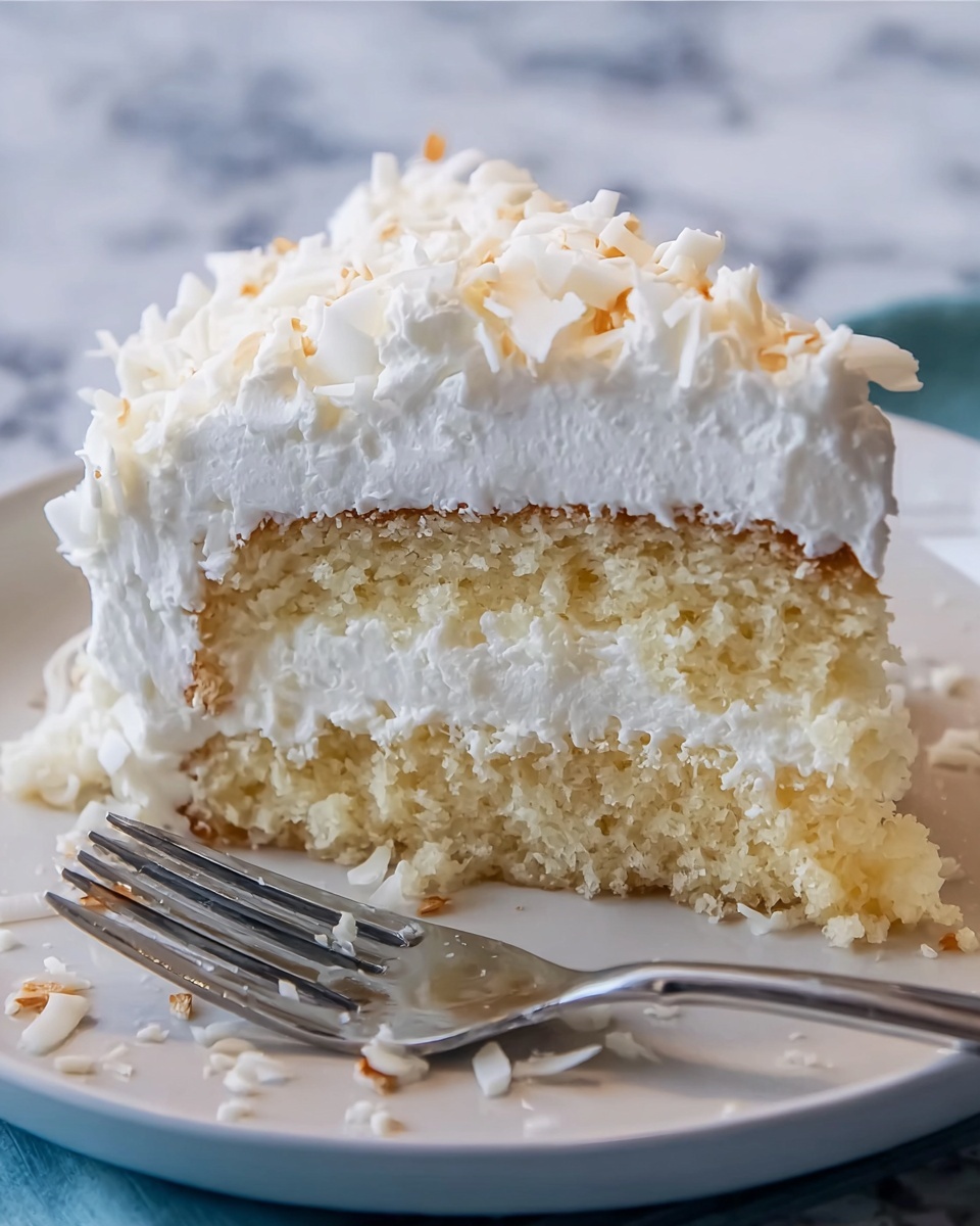 Coconut Cloud Cake Recipe - Recipe Image