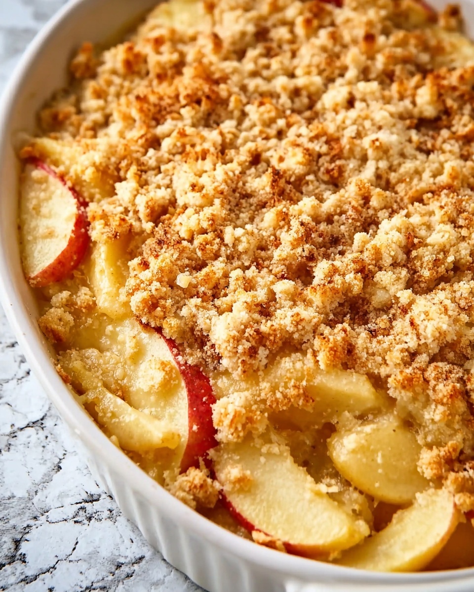 Old-Fashioned Apple and Cheese Casserole Recipe - Recipe Image