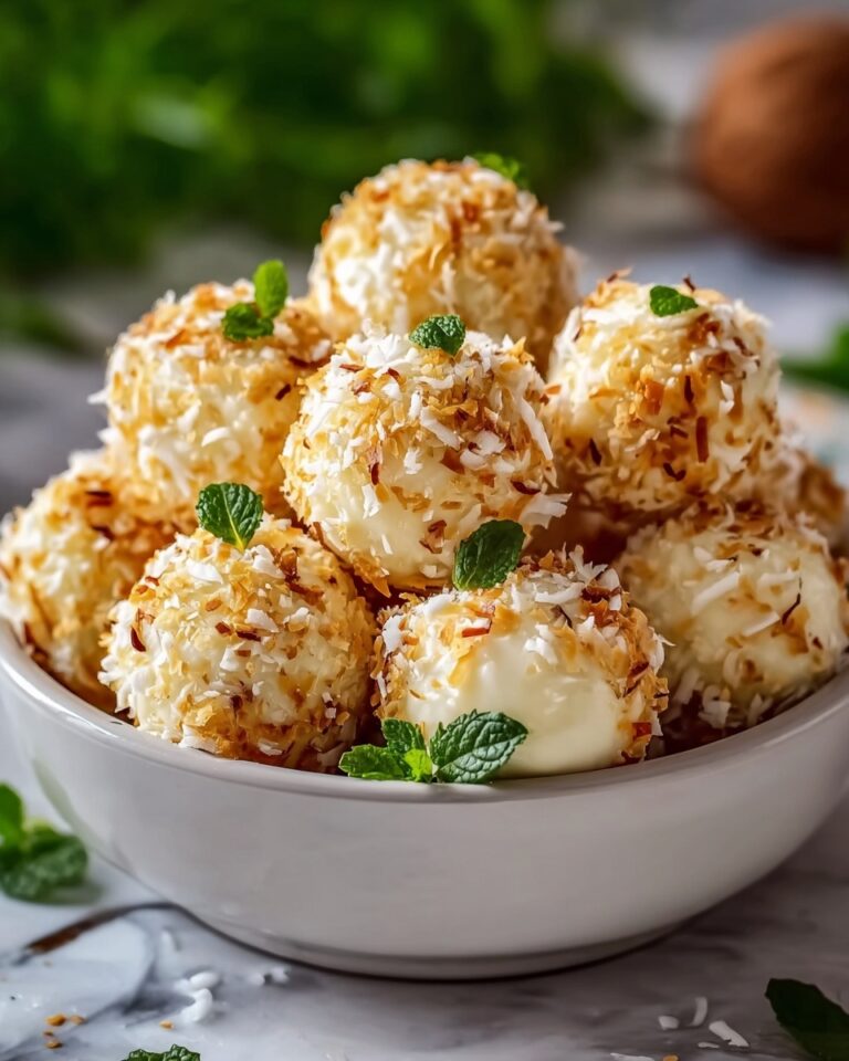 No Bake Coconut Cream Balls Recipe