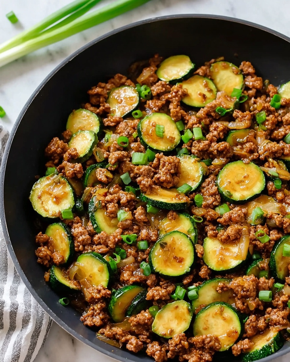 Ground Turkey Zucchini Skillet Recipe - Recipe Image
