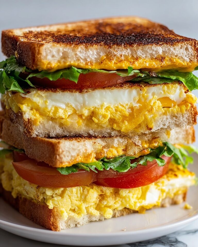 High Protein Vegetarian Breakfast Sandwiches Recipe
