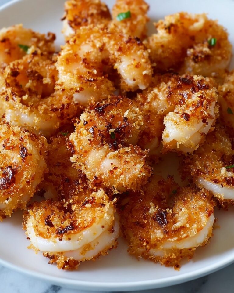 Parmesan Crusted Garlic Shrimp Recipe