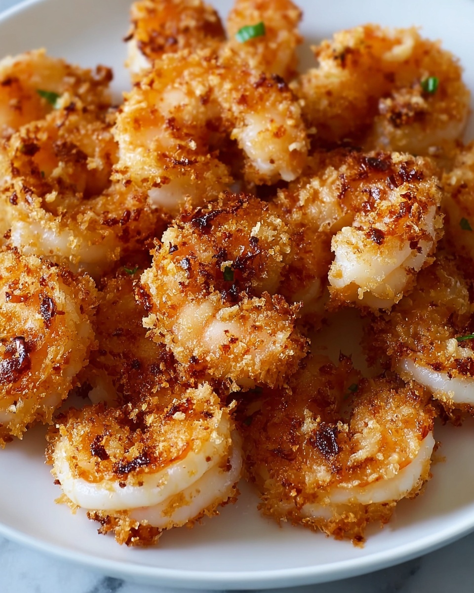 Parmesan Crusted Garlic Shrimp Recipe - Recipe Image