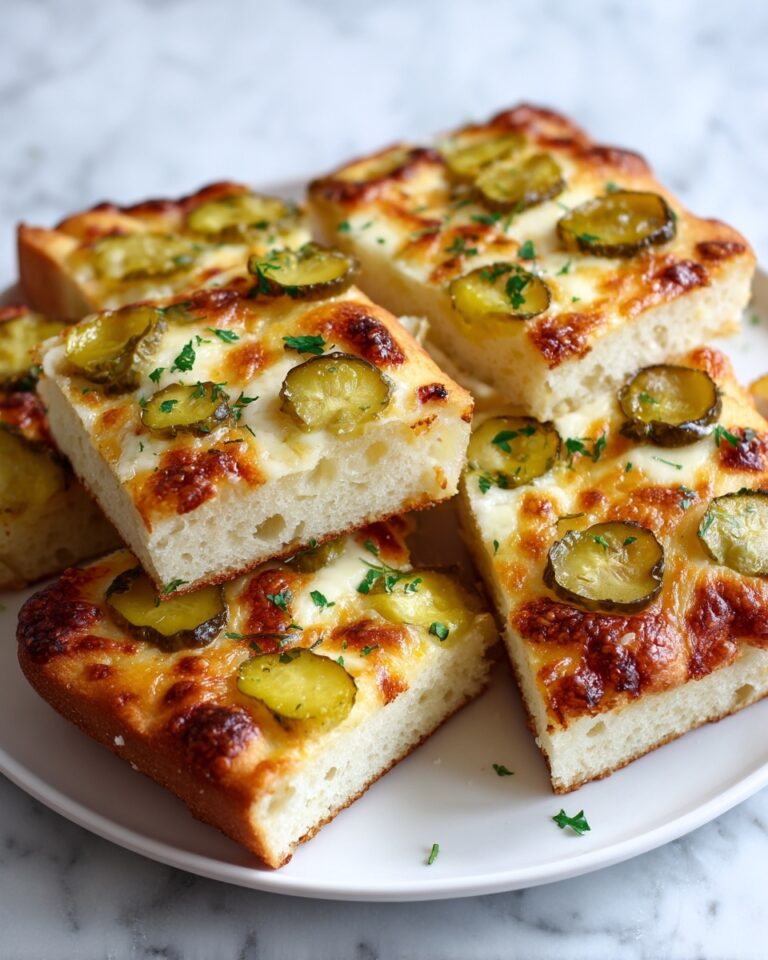 Cheesy Pickle Bread Recipe