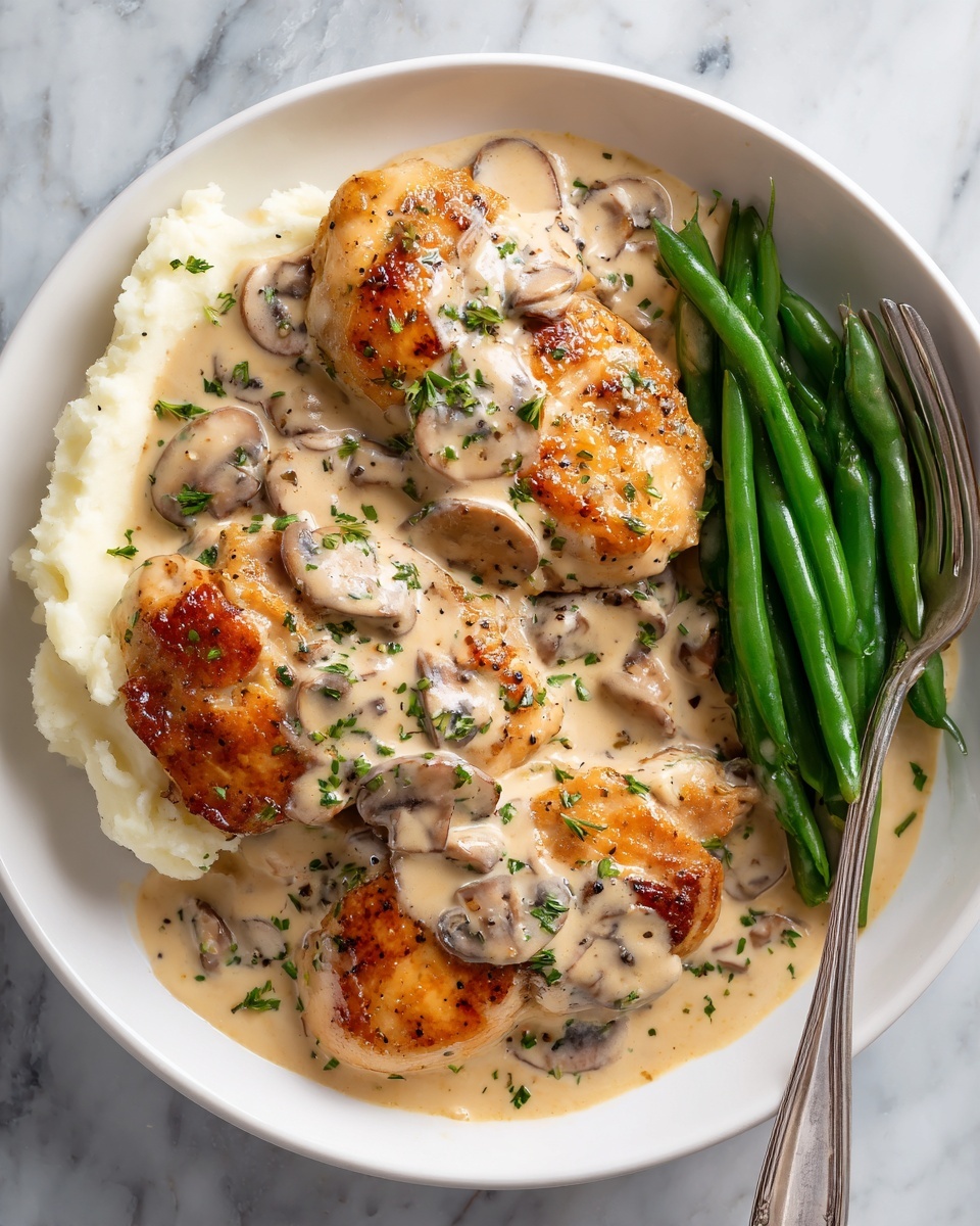 Creamy Garlic Chicken Recipe - Recipe Image