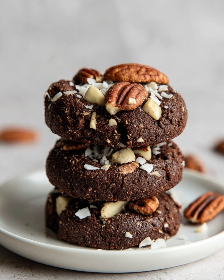 Chocolate Pecan Coconut Cookies Recipe