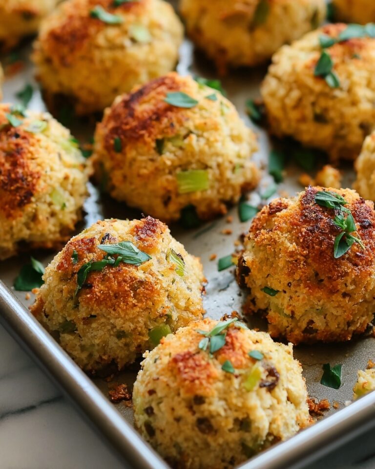 Turkey Stuffing Balls Recipe