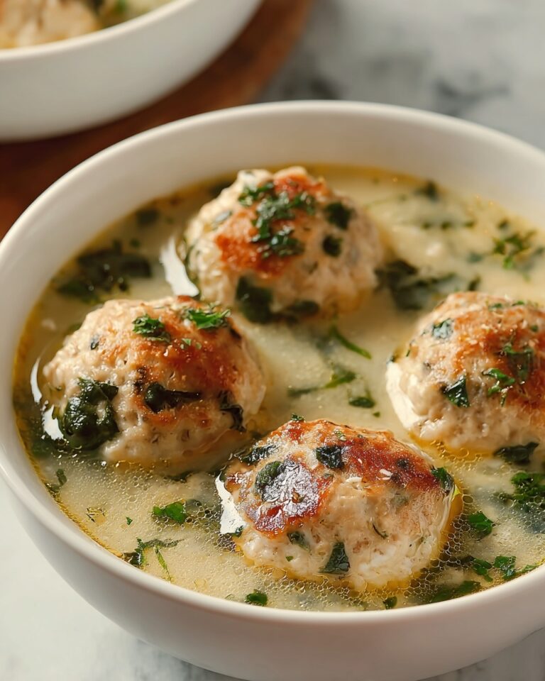 Mini Turkey Meatball Italian Wedding Soup Recipe