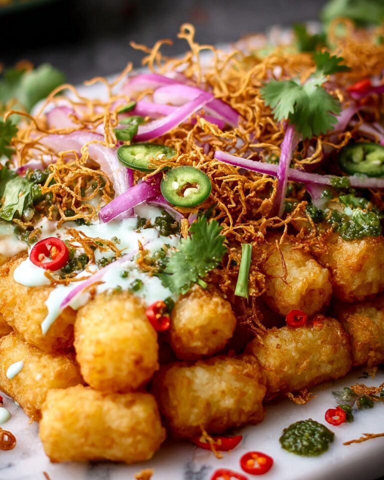 Samosa Chaat with Spiced Chickpeas and Yogurt Recipe