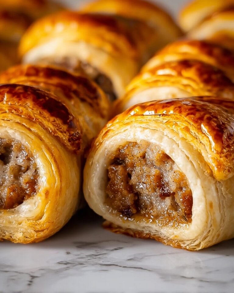 French Onion Sausage Rolls Recipe