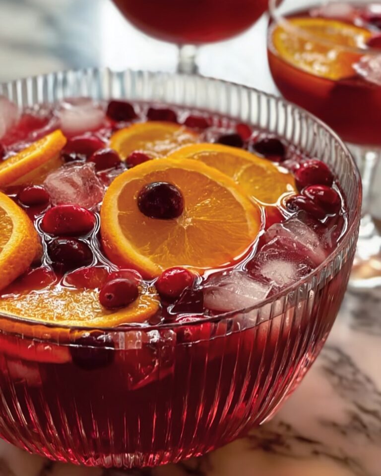 Sparkling Cranberry Punch: A Festive and Refreshing Beverage Recipe