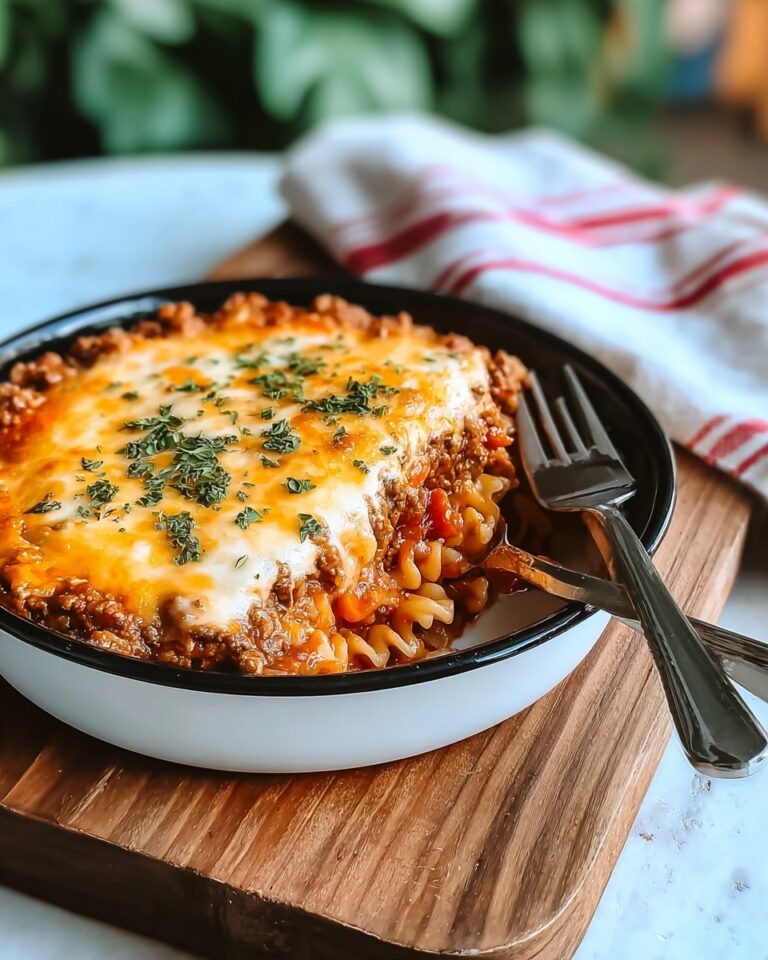 One Pot Cheeseburger Casserole Recipe