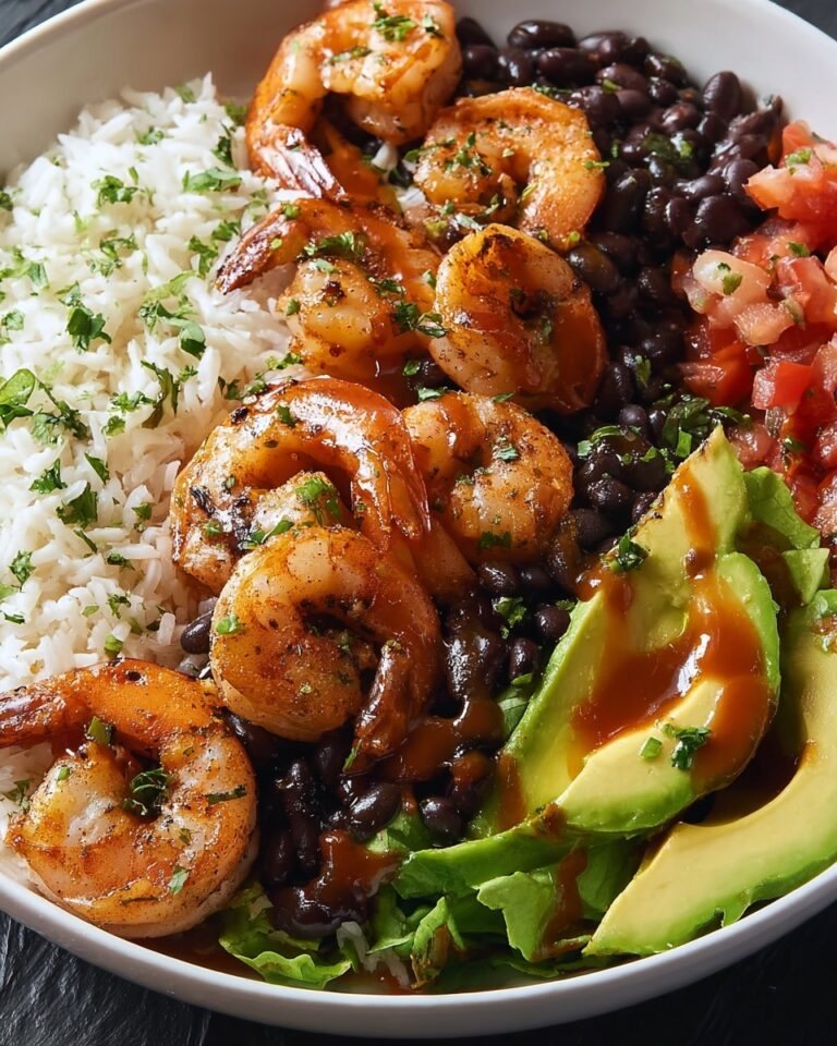 Chipotle Shrimp Bowl with Lime Crema Recipe