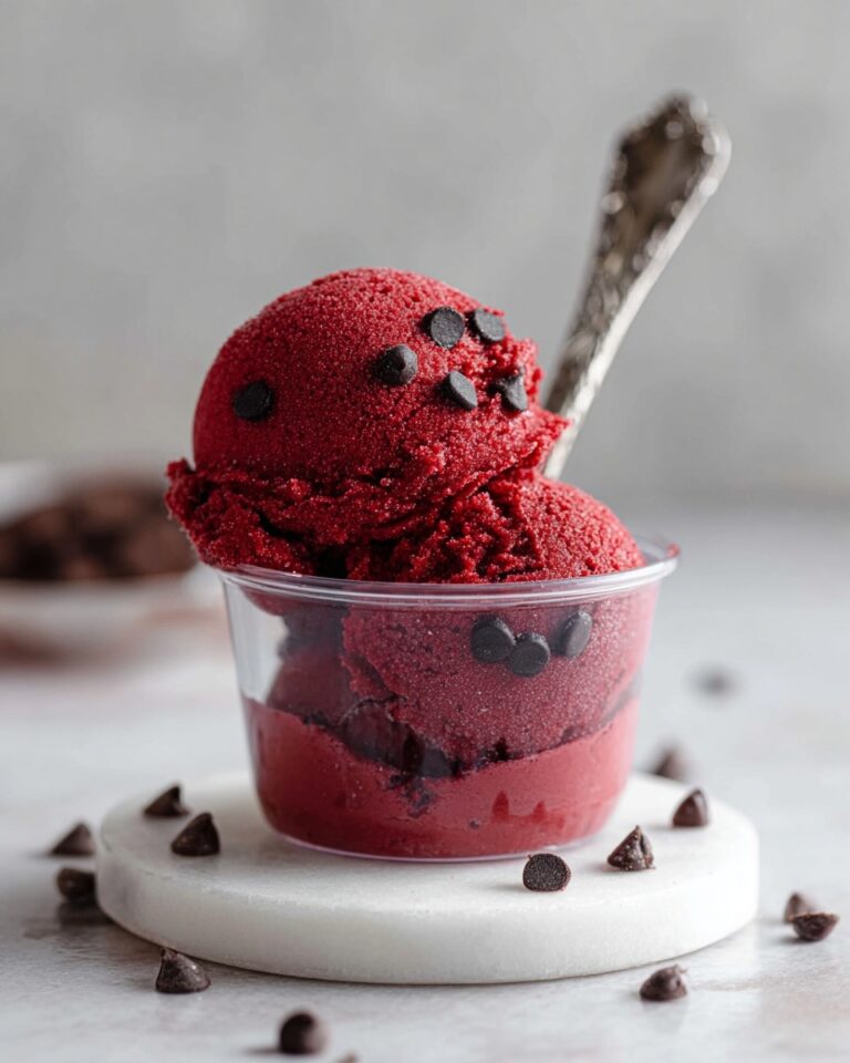 Edible Red Velvet Cookie Dough: A Deliciously Safe Treat Recipe