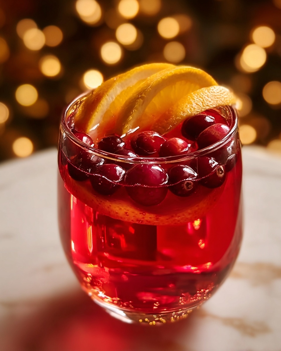 Sparkling Cranberry Punch: A Festive Celebration Drink Recipe - Recipe Image