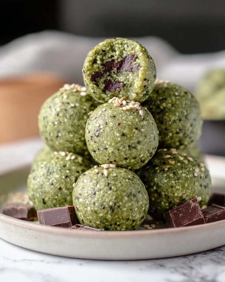 Mint Chocolate Chip Protein Balls Recipe