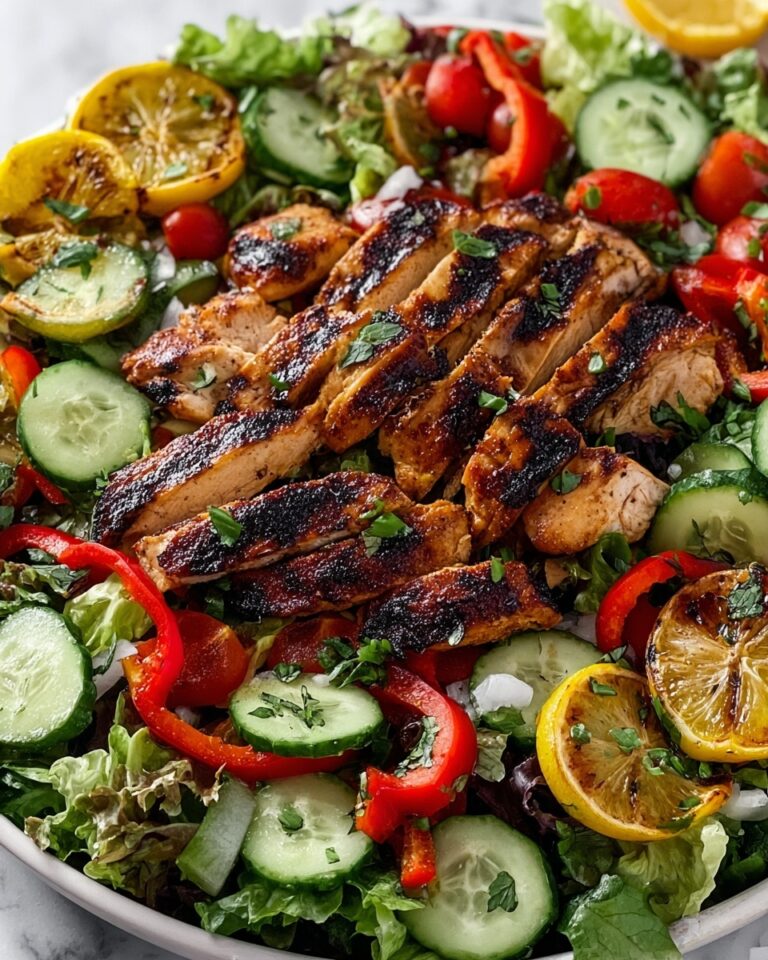 Grilled Chili Lime Chicken Fajita Salad Recipe