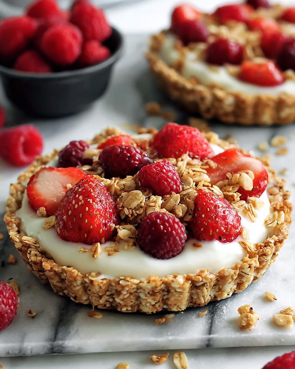 Breakfast Fruit Tart with Granola Crust Recipe - Recipe Image