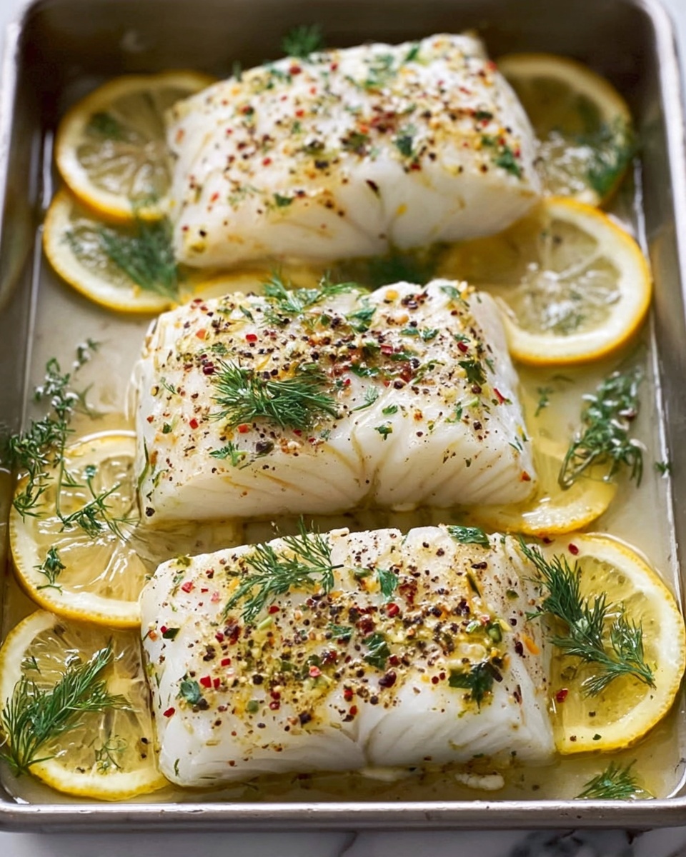 Lemony Steamed Fish Recipe - Recipe Image