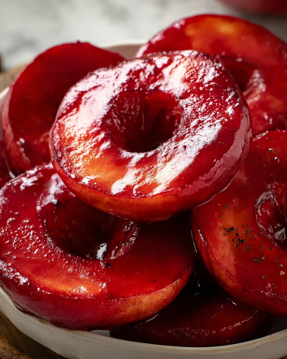 Old-Fashioned Red Cinnamon Apple Rings Recipe - Recipe Image